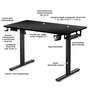 Компьютерный стол Mealux PowerDesk Energy Black з електрорегулюванням висоти (EVO-201 Energy B/B) - уменьшенное изображение 2