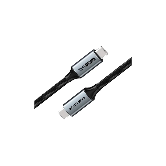 Дата кабель USB-C to USB-C 2.0m 100W USB3.1 20Gbps 4K60Hz Cabletime (CA914234) - изображение 1