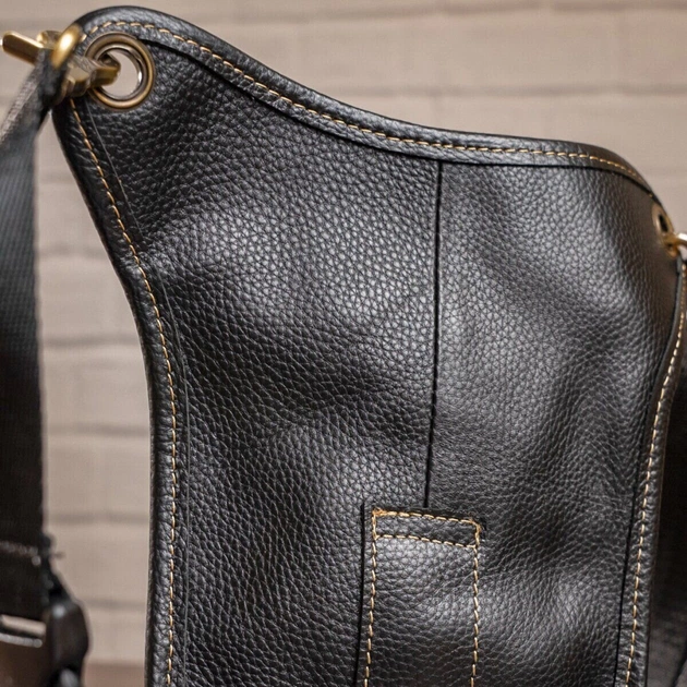 Сумка Vintage На пояс Чорна (14659) - зображення 11