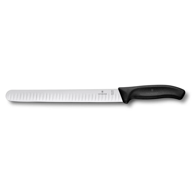 Кухонний ніж Victorinox SwissClassic для нарізки 25 см, чорний (6.8223.25) - зображення 1