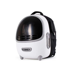 Переноска для тварин Lapka з вентиляцією біла (PCB-01-W) зображення 1