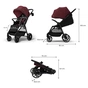 Коляска Kinderkraft Grande 2 Burgundy (KSGRAN02BRG0000) (5902533929573) - уменьшенное изображение 5