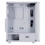Корпус для ПК 2E Gaming Hexagon G338W, без БЖ, 2xUSB 3.0, 1xUSB Type-C, 1x120mm, 3x120mm ARGB, TG Side Panel, AT (2E-G338W) - уменьшенное изображение 4