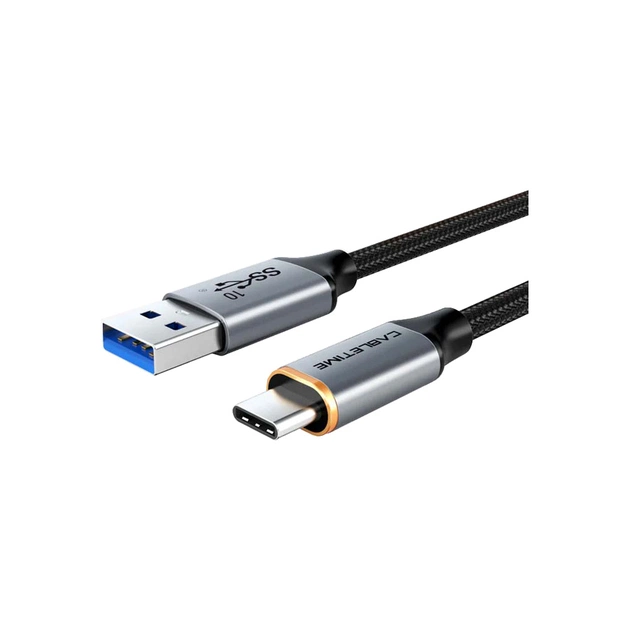 Дата кабель USB 3.1 AM to USB-C 1.5m Cabletime (CA915231) - изображение 1