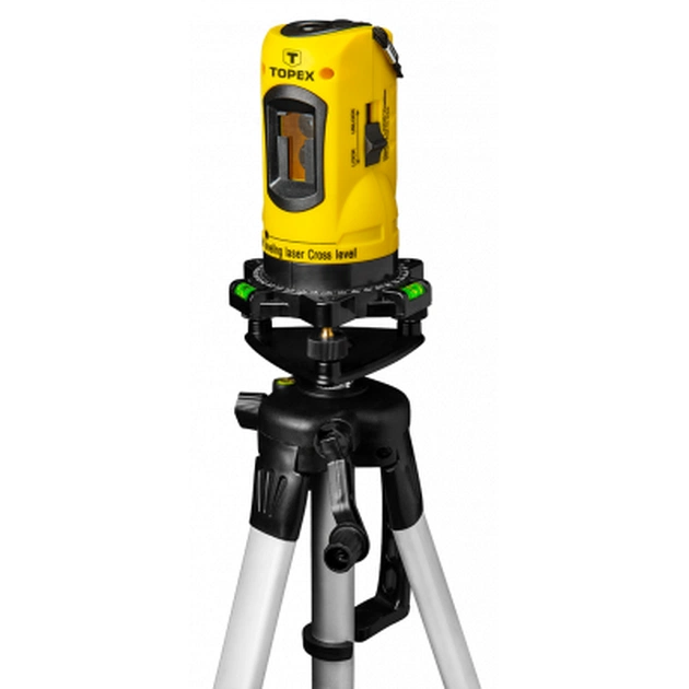Лазерний нівелір Topex 909, 10м, штатив, <6 °, ± 0,5 мм, 3.5кг (29C909) - изображение 1