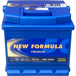 Акумулятор автомобільний NEW FORMULA PREMIUM 50Ah (+/-) (480EN) (5502302210) зображення 1