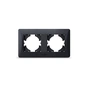 Рамка Videx BINERA чорний графіт 2 пости (VF-BNFR2H-BG) - уменьшенное изображение 1