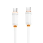 Дата кабель USB-C to USB-C 1.0m 60w white XO (NB-Q302B-CC.white) - уменьшенное изображение 1