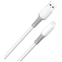 Дата кабель USB 2.0 AM to Lightning 1.0m 3A liquid silicone white ColorWay (CW-CBUL093-WT) - уменьшенное изображение 1