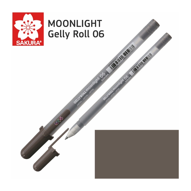 Ручка гелева Sakura MOONLIGHT Gelly Roll 06, Коричневий (084511320277) - изображение 1