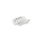 Мережевий фільтр живлення Voltronic F07U, 6 роз (3 EU+3 Universal), 4USB White (F07U-White) - зменшене зображення 1