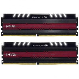 Модуль пам'яті для комп'ютера DDR4 16GB (2x8GB) 2400 MHz Delta White LED Team (TDTWD416G2400HC15ADC01) зображення 1