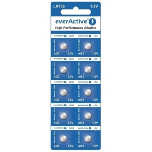 Батарейка everActive LR736 (LR41/G3) BL 10шт изображение 1