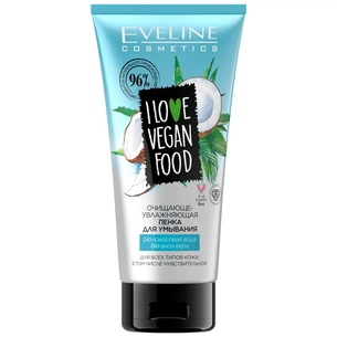 Пінка для вмивання Eveline Cosmetics I Love Vegan Food очищуюче-зволожуюча 150 мл (5901761992922) зображення 1