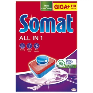 Таблетки для посудомийних машин Somat All in 1 110 шт. (9000101577044) зображення 1