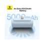 Батарея універсальна Baseus Compact 4900mAh 20W Type-C, White (PPWC05T) (P10068302212-00) - зменшене зображення 3