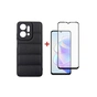 Чохол до мобільного телефона Dengos Kit for Honor x7a case + glass (Black) (DG-KM-55) - зменшене зображення 1