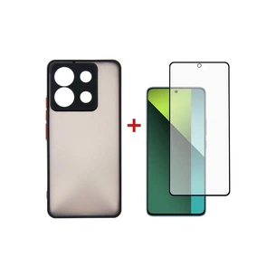 Чохол до мобільного телефона Dengos Kit for Xiaomi Redmi Note 13 Pro 5G case + glass (Black) (DG-KM-68) зображення 1