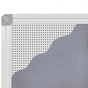 Офісна дошка Buromax magnetic, 60x90см, textile, aluminum frame (BM.0020) - зменшене зображення 2