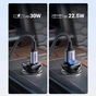 Зарядний пристрій Ugreen 2xUSB 30W (USB-A + USB-C) QC 4.0 Сіра (EC305) (25845) - зменшене зображення 3