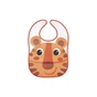 Слинявчик Canpol babies Hello Little пластмасовий з кишенькою Жовтогарячий (9/232_ora) - зменшене зображення 1