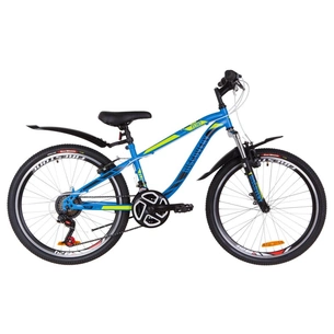 Велосипед Discovery 24" FLINT AM Vbr рама-13" 2019 синій із зеленим (OPS-DIS-24-116) зображення 1