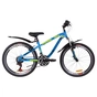 Велосипед Discovery 24" FLINT AM Vbr рама-13" 2019 синій із зеленим (OPS-DIS-24-116) - зменшене зображення 1