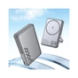 Батарея універсальна HOCO 10000mAh Sunlight PD/20W Magnetic with stand Metal Grey (Q36A / 714987) - зменшене зображення 7