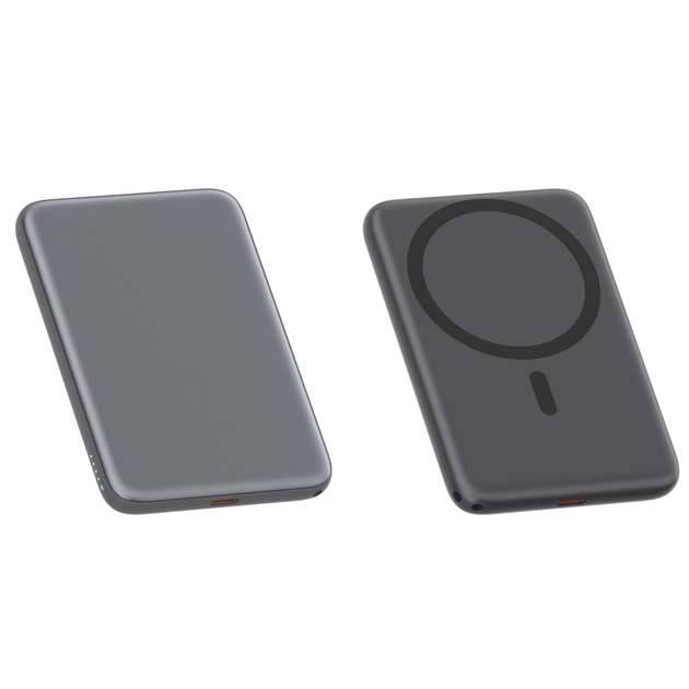 Батарея універсальна Vinga 5000 mAh 20W/15W Wireless (VPBB520WL) - зображення 1