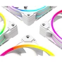 Кулер до корпусу ID-Cooling ZF-12025-ARGB-TRIO-SNOW - зменшене зображення 5