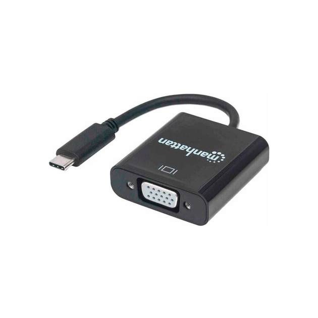 Переходник USB3.1 Type-C to VGA (F) Manhattan Intracom (151771) - изображение 1