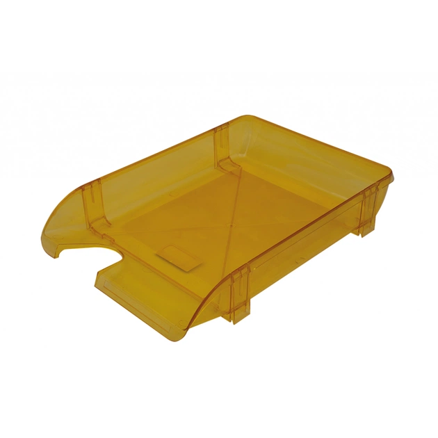 Лоток для паперів Арника горизонтальний, пластиковий, лимонний (80506) - picture 1