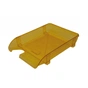 Лоток для паперів Арника горизонтальний, пластиковий, лимонний (80506) - зменшене зображення 1
