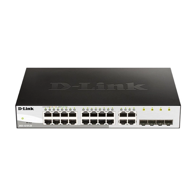 Комутатор мережевий D-Link DGS-1210-20/E - зображення 1