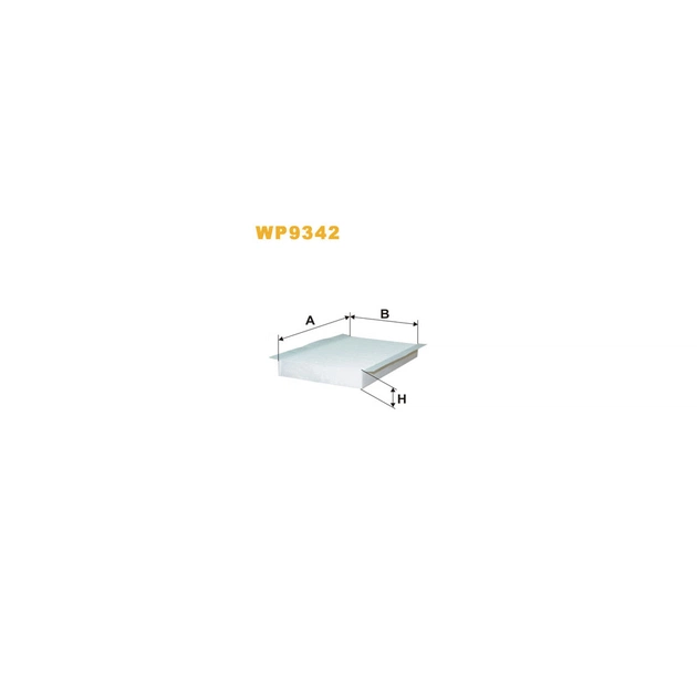 Фильтр салона Wixfiltron WP9342 - изображение 1