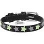 Нашийник для тварин WAUDOG Glamour з QR паспортом "Зірочка" L Ш 35 мм Д 46-60 см чорний (35881) - зменшене зображення 2