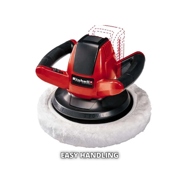 Шліфувальна машина Einhell полірувальна CE-CB 18/254 Li - Solo, PXC, d254 мм, 18В (без АКБ та ЗП) (2093301) - picture 2