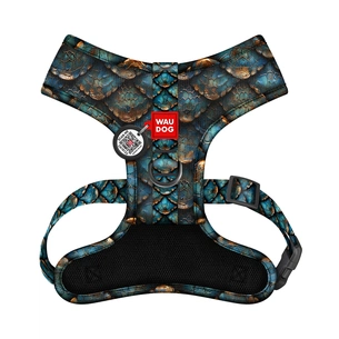 Шлея для собак WAUDOG Mesh дихаюча з QR адресником "Луска" L (235-0179) зображення 1
