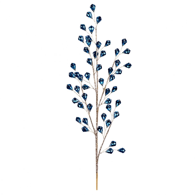 Декоративна гілка YES! Fun з кристалами, 50 см, синя (974110) - picture 1