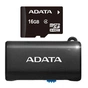 Карта пам'яті ADATA 16GB microSDHC Class 4 (AUSDH16GCL4-ROTGMBK) - зменшене зображення 1