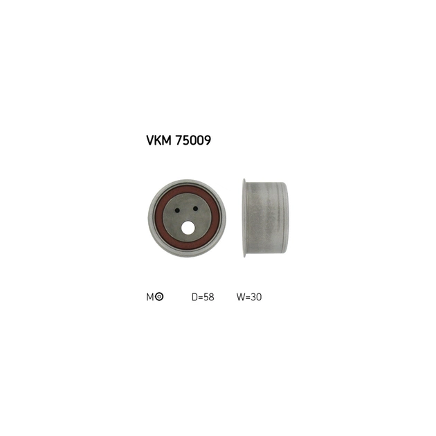 Ролик натягувача ременя SKF VKM 75009 - зображення 1