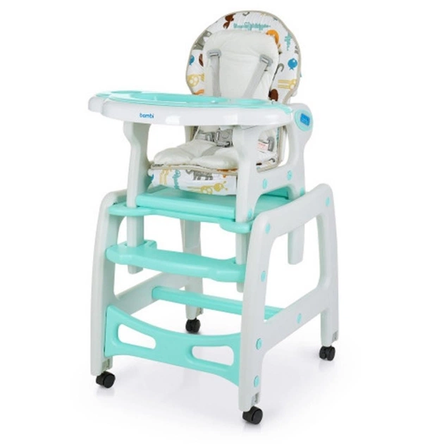 Стілець для годування Bambi M 1563 animal mint - изображение 1