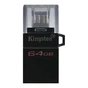USB флеш накопичувач Kingston 64GB microDuo USB 3.2/microUSB (DTDUO3G2/64GB) - зменшене зображення 1
