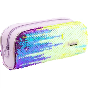 Пенал Cool For School з паєтками 1 відділення Фіолетовий (6571-purple) зображення 1