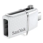 USB флеш накопичувач SanDisk 32GB Ultra Dual Drive White OTG USB 3.0 (SDDD2-032G-G46W) - зменшене зображення 5