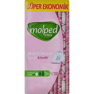 Гігієнічні прокладки Molped Ultra Normal 4 краплі 24 шт. (8690536829095) зображення 1