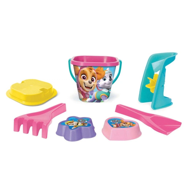Игрушка для песка Wader Набор 7 элементов Щенячий патруль розовый, Paw Patrol (81542) - изображение 1
