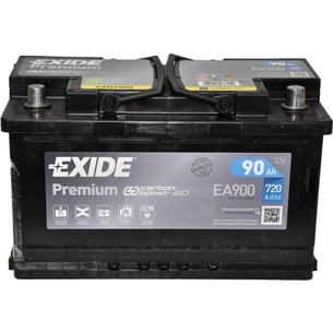 Акумулятор автомобільний EXIDE PREMIUM 90Ah Ев (-/+) 720EN (EA900) зображення 1