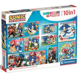 Пазл Clementoni 10 в 1 Sonic (80508) picture 1