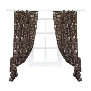 Штора Прованс комплект Breakfast Brown 136x170 см 2 шт (11137) зображення 1